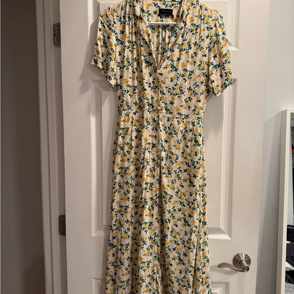 Urban Outfitters Buttoned Midi Sundress